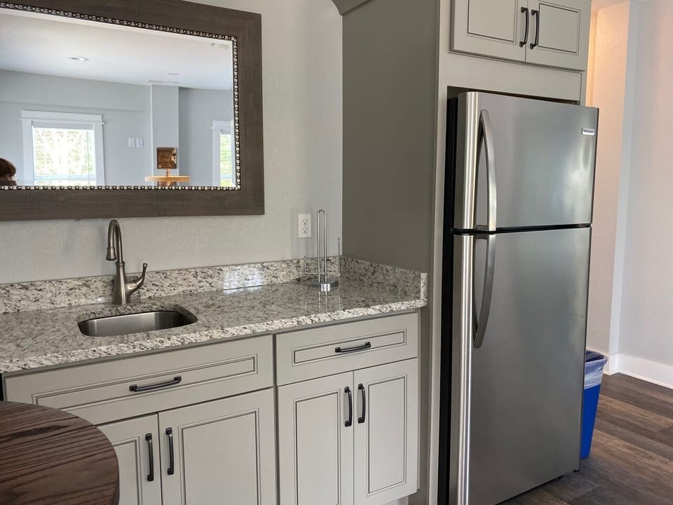 Lower level Rec Room Kitchenette and wine cooler/fridge
