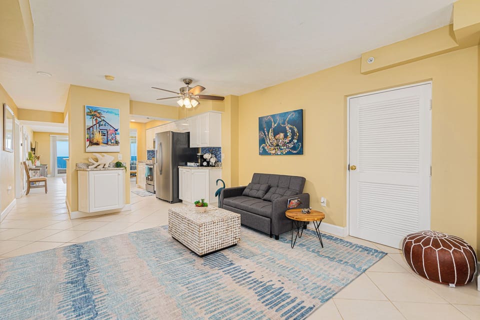 Living room near the front door