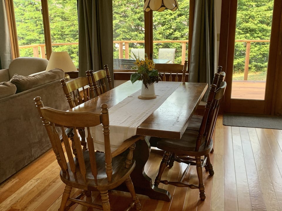 Indoor dining area