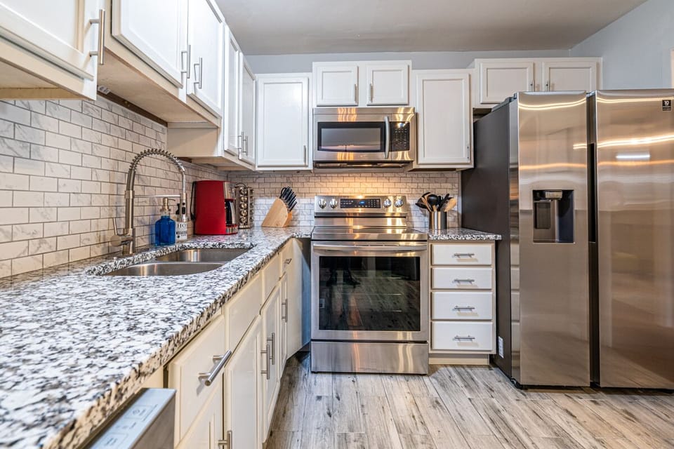 NEW kitchen--appliances and everything in and around it!