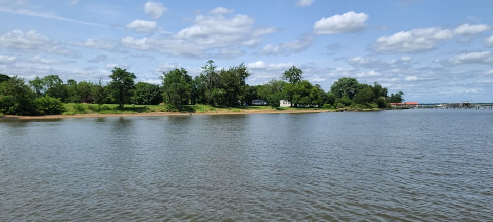 View of Mermaid's Foley from the 400 foot pier you are welcome to use