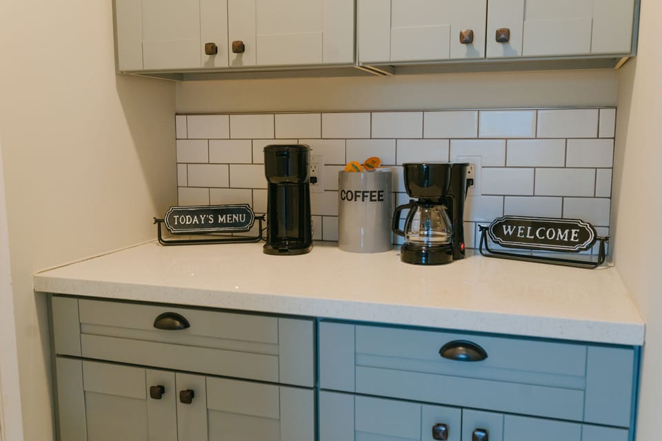 Coffee please, with luxury station set up and all the additions you want 