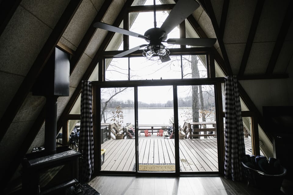 View from the couch.  