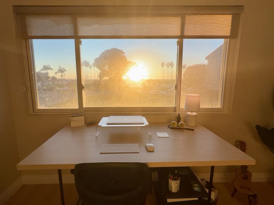 Desk with a view