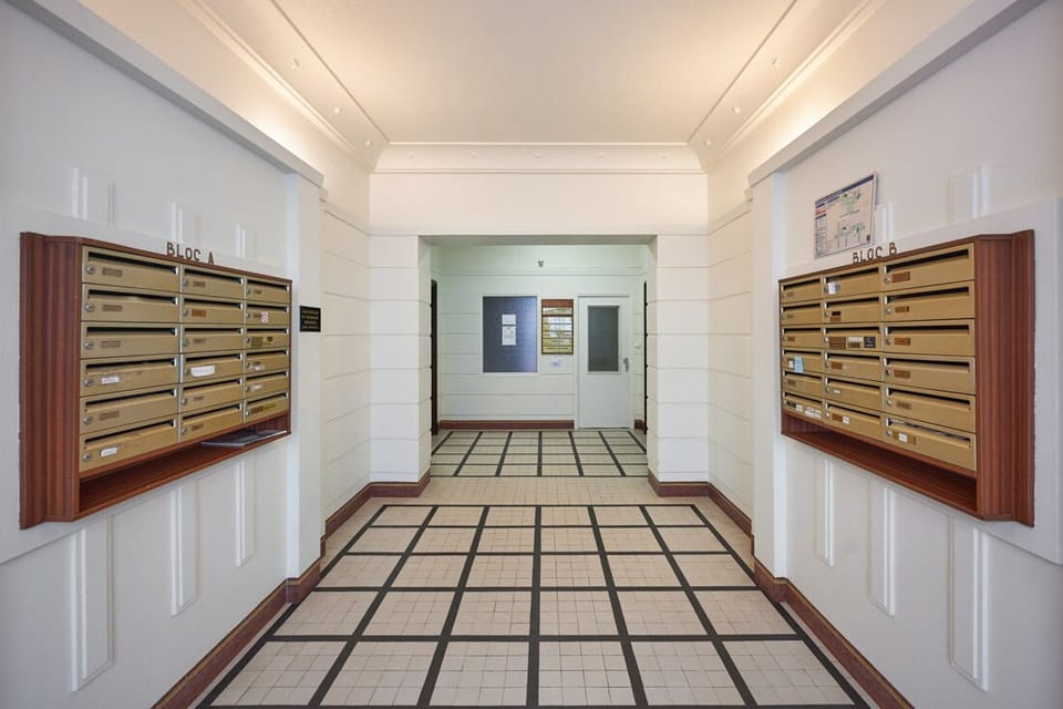 Clean and bright common area