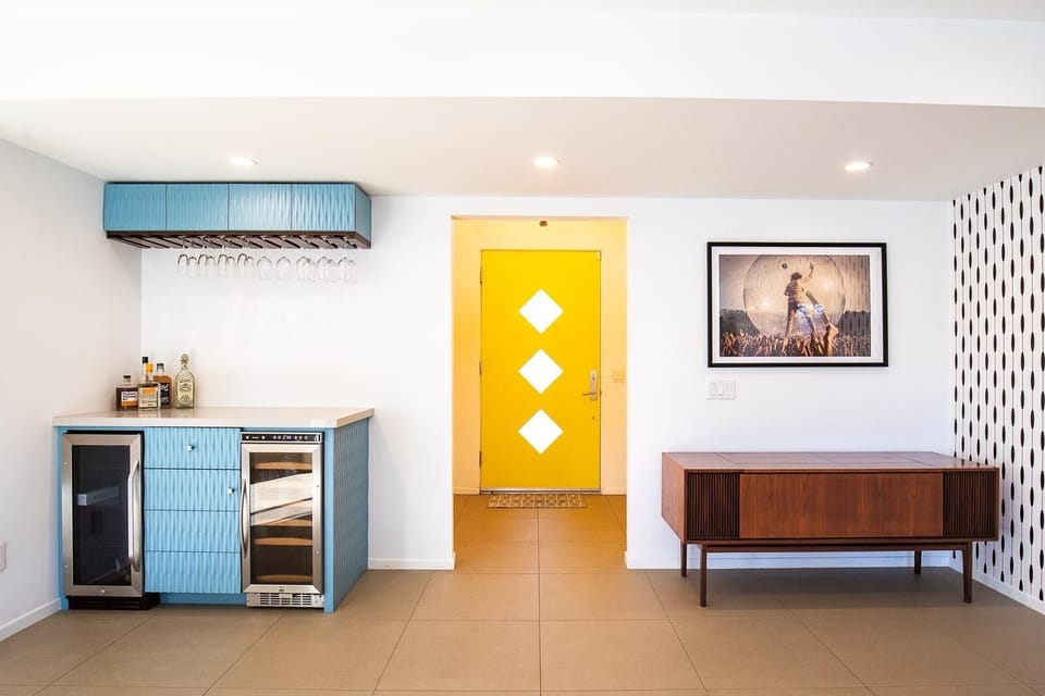 Bar in the living room