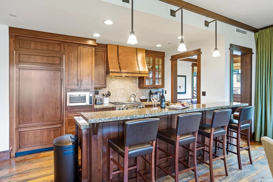 Indoors, Kitchen, Hardwood, Kitchen Island, Furniture