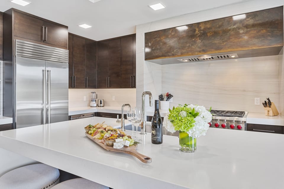 Indoors, Kitchen, Refrigerator, Flower Arrangement, Flower