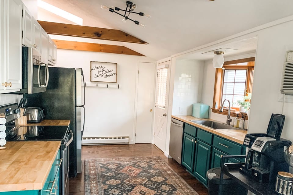 Kitchen from dining room