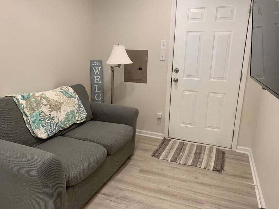 Loveseat and TV