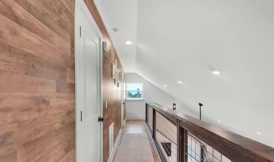 Bright hallway connects every space with effortless flow.