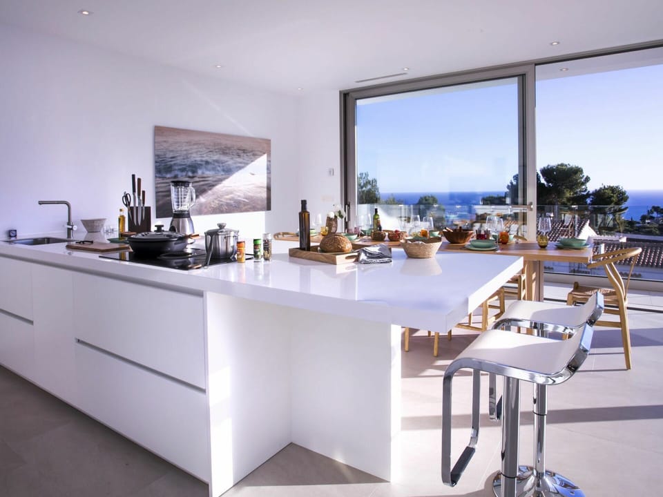 Property, Table, Building, Interior Design, Floor, Desk, Flooring, Shelving, Real Estate, Kitchen