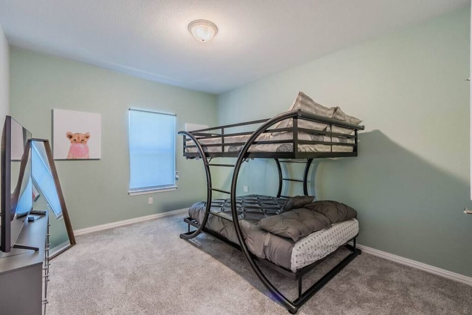 4th Bedroom:  Full over Full Bunk Bed with Samsung 4K 65" TV