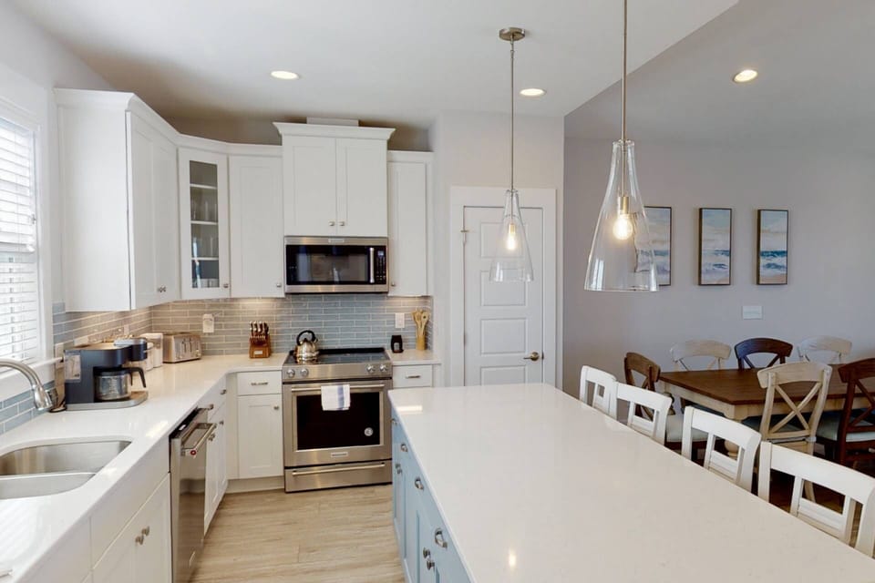 The kitchen has everything you need to make a great meal