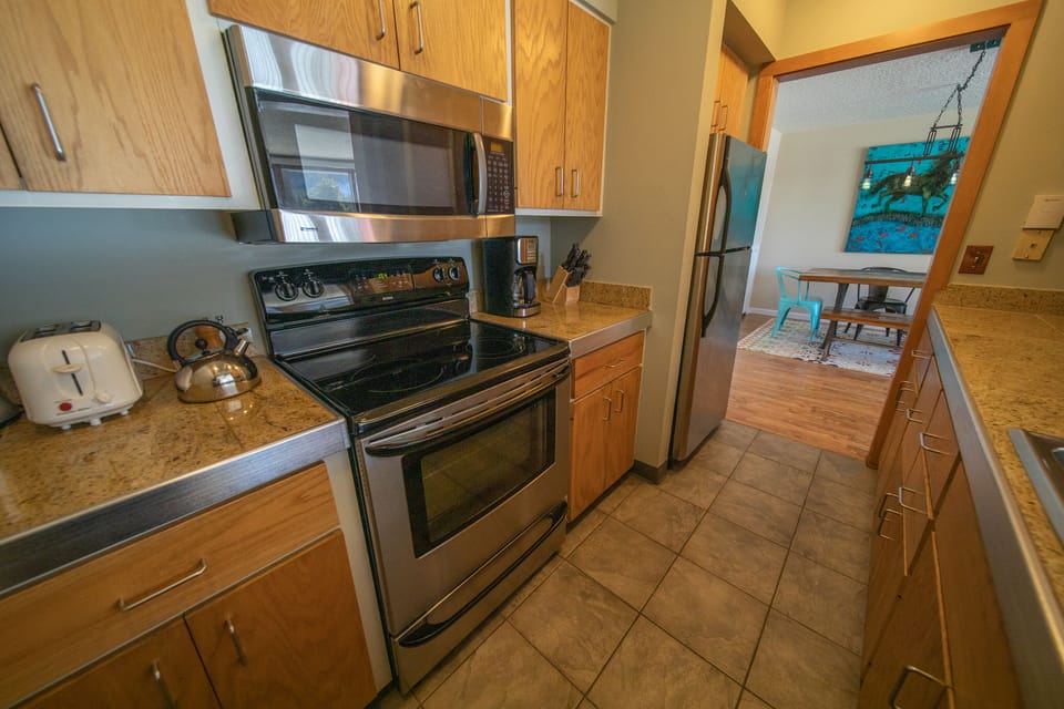 Updated kitchen appliances