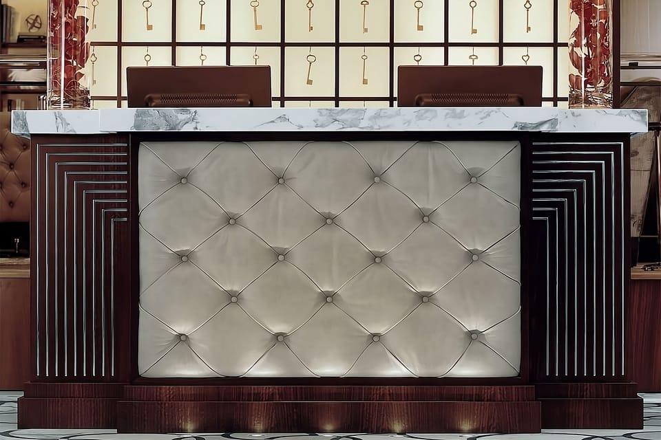 Arrive confidently to a polished front desk and warm welcome.