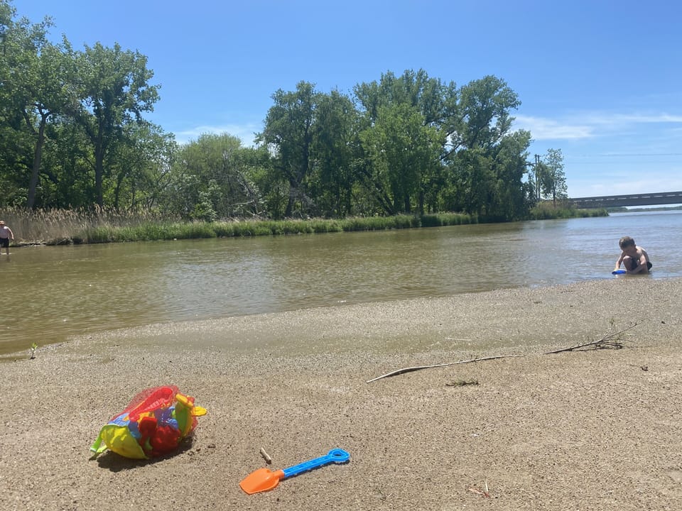 Play in the river, lay on the sandbar, kayak or tube! 