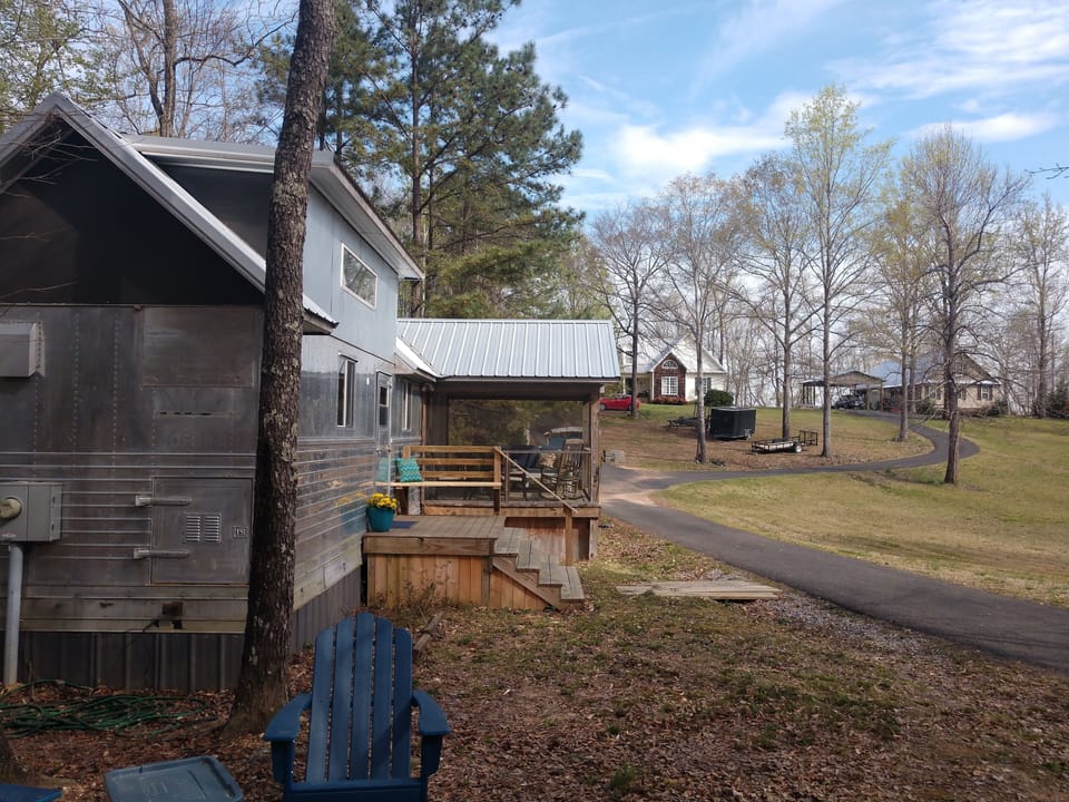 We live on the property on the hill