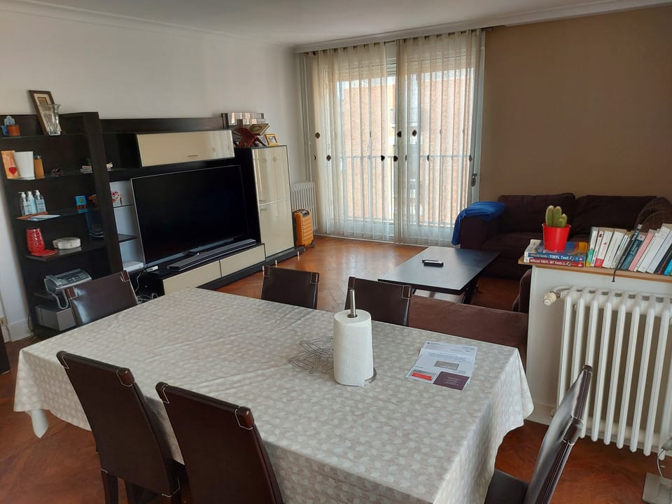 2 bedroom apartment, a kitchen and big living room in Paris 15 Cambronne metro Apartment in Paris