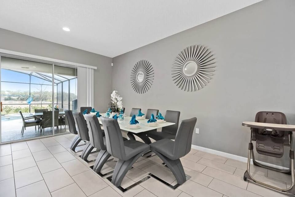 Plenty of dining area for all your guests