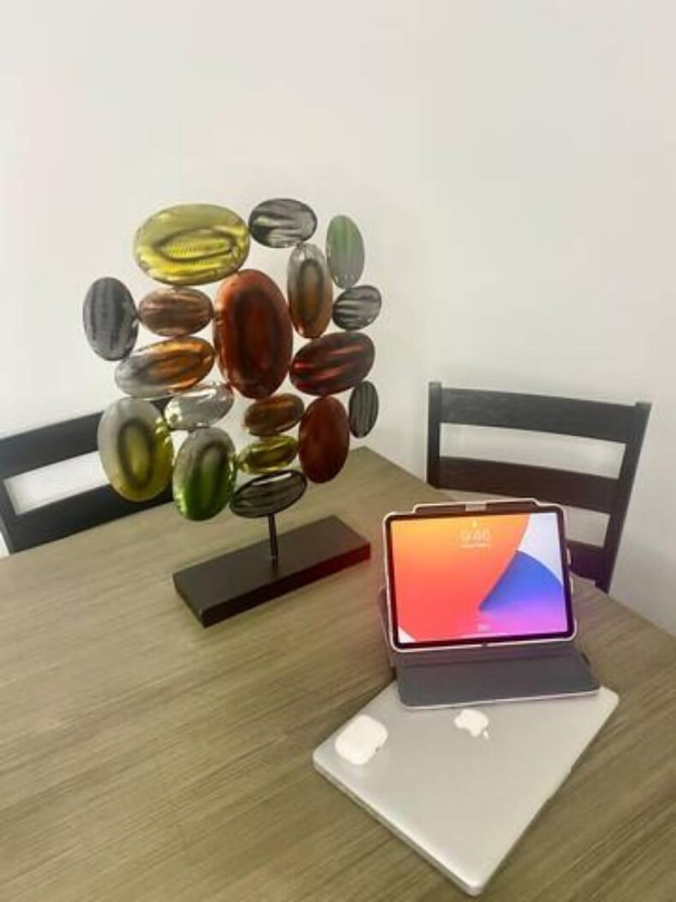 Laptop friendly work space available to connect using our fast and secure Wi-Fi.