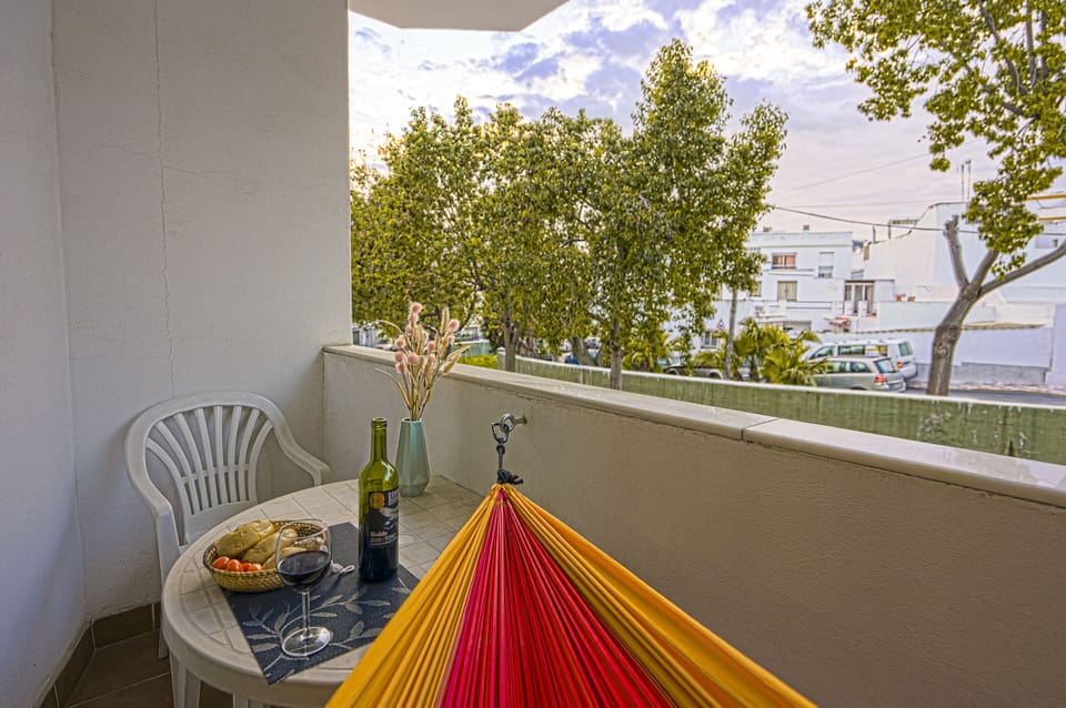 Enjoy our Terrace sitting at a Table laying in our Hammock
