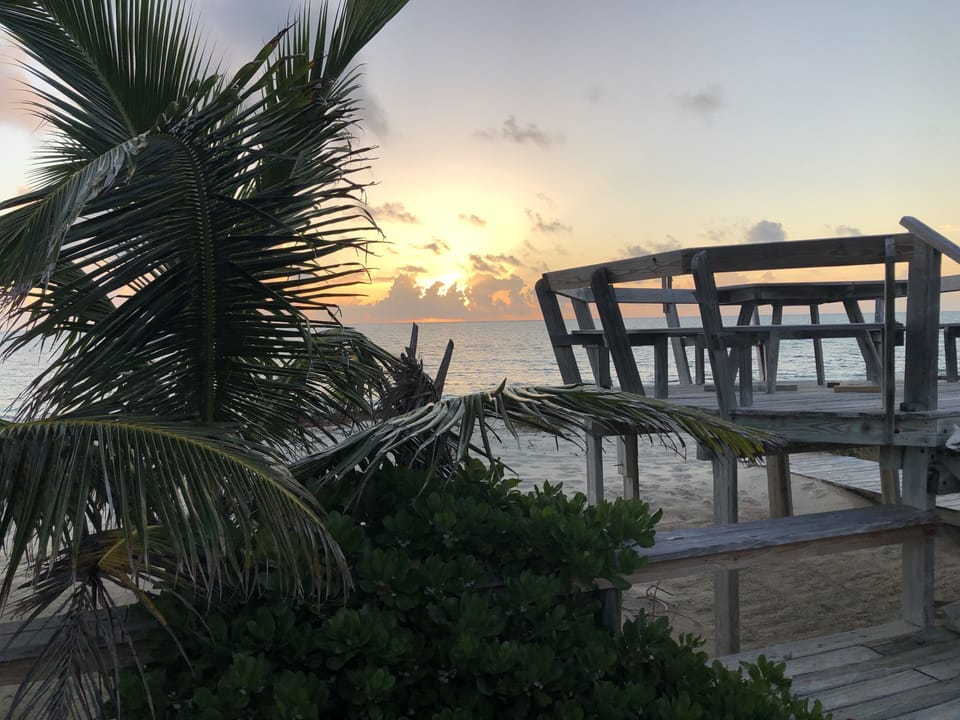 Coffee on the back deck at sunrise is a spectacular way to start the day!