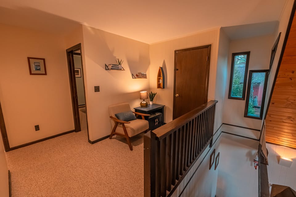 2nd floor has book nook, 3 bedrooms & 1 full bath. Split AC units w/ remotes.