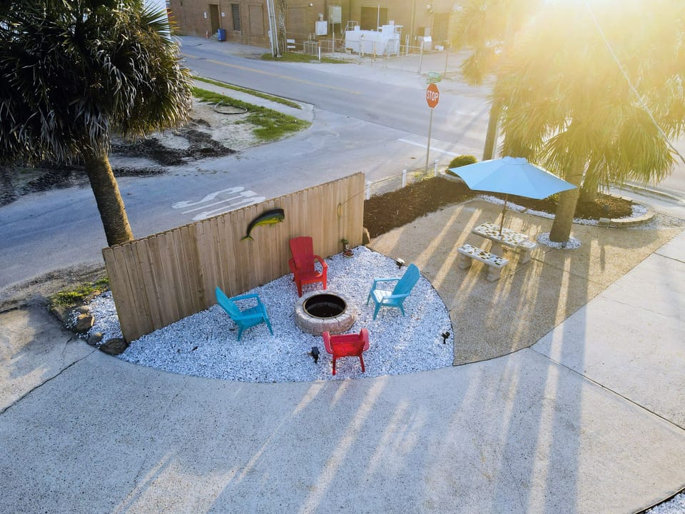 Enjoy a relaxing evening around the firepit.