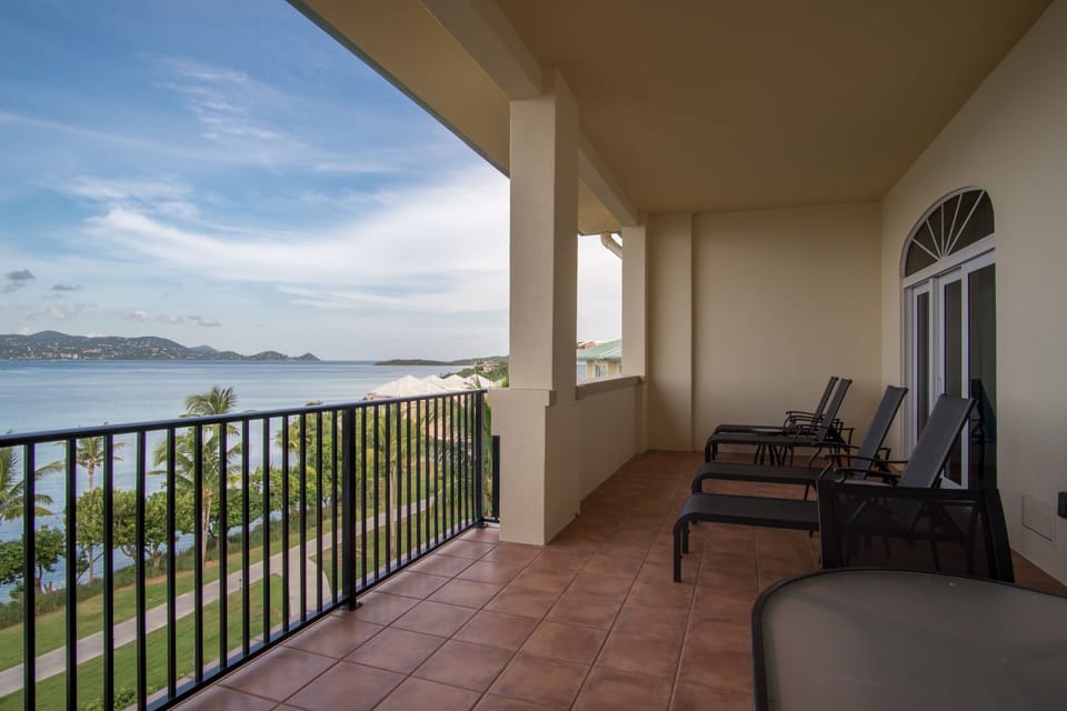 Private Balcony with direct ocean views.
