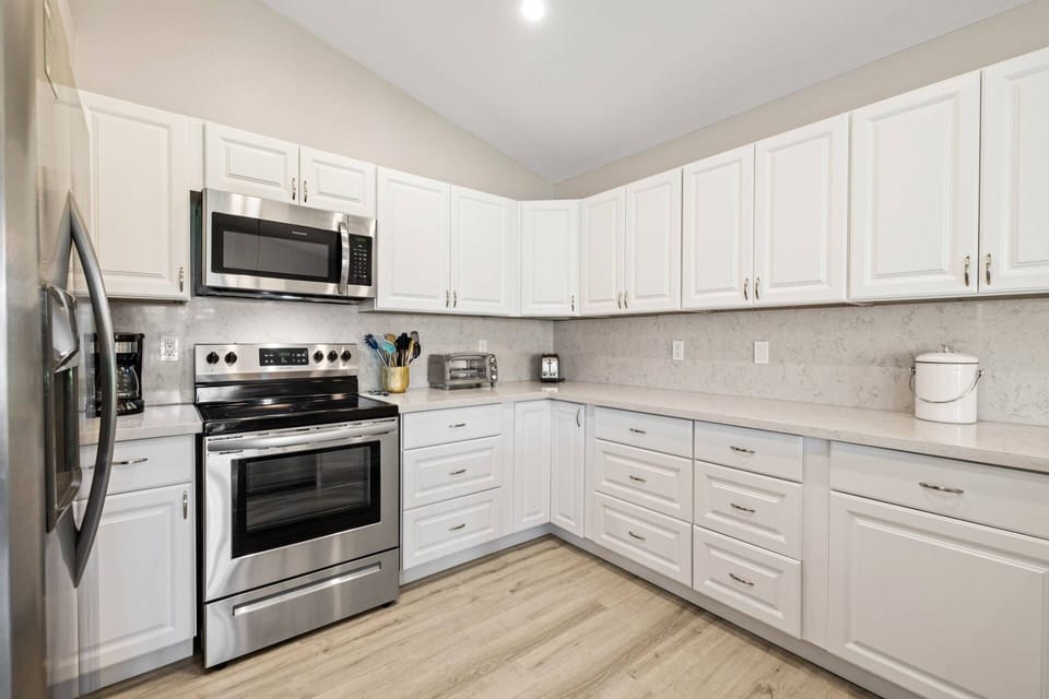 Kitchen has all Stainless Steel Appliances