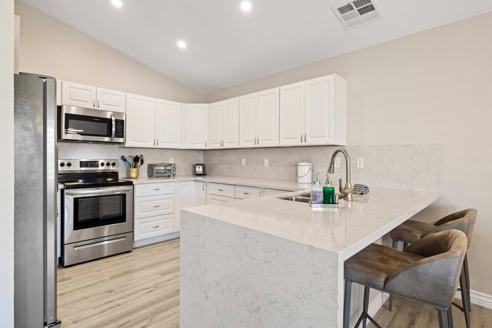 Kitchen and Seating for Two