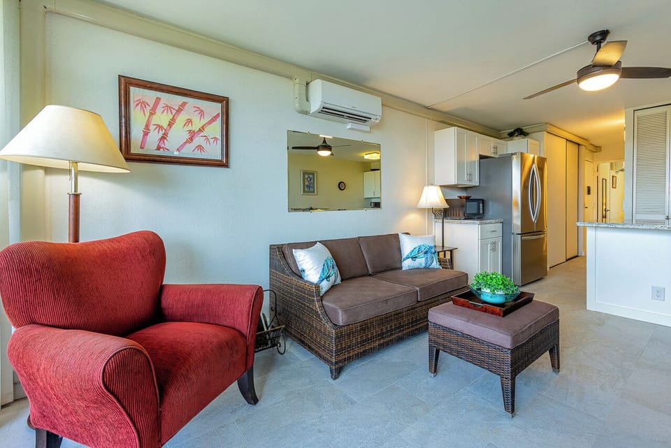 Catch your favorite shows while relaxing in the living room