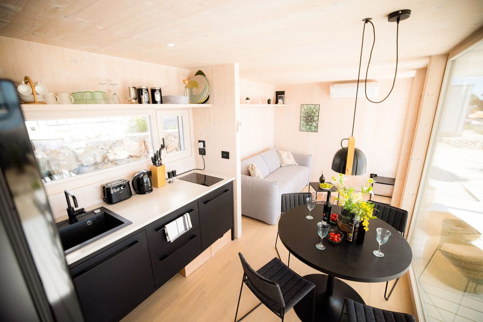 This is the small but nice living room in a modern style.