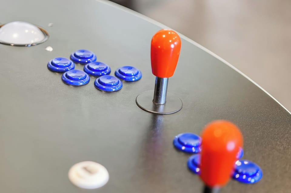 A favorite in the game room, the arcade console loaded with 3,200 classic games.