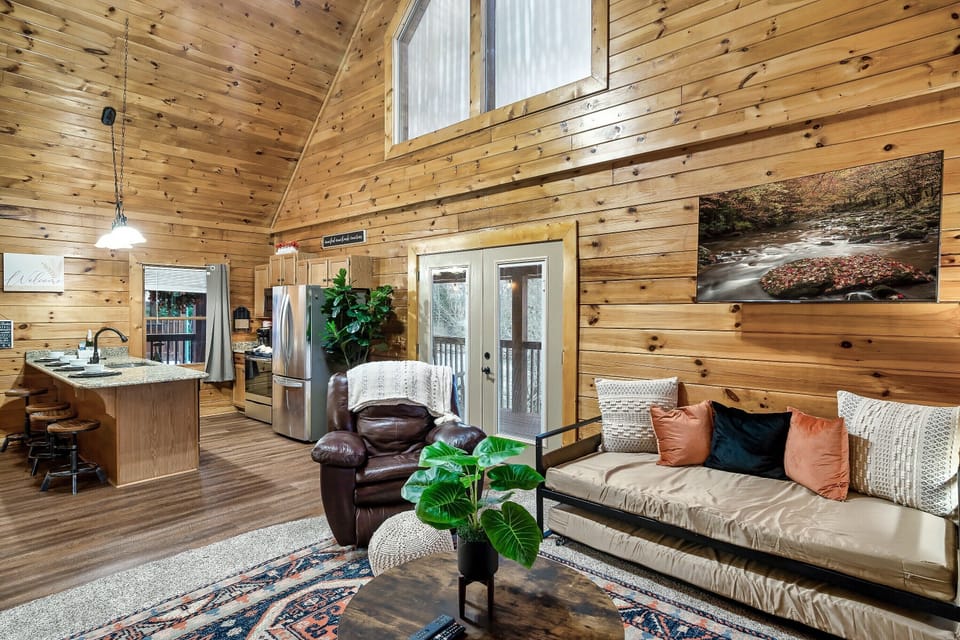 Kitchen/Living Room with open concept.