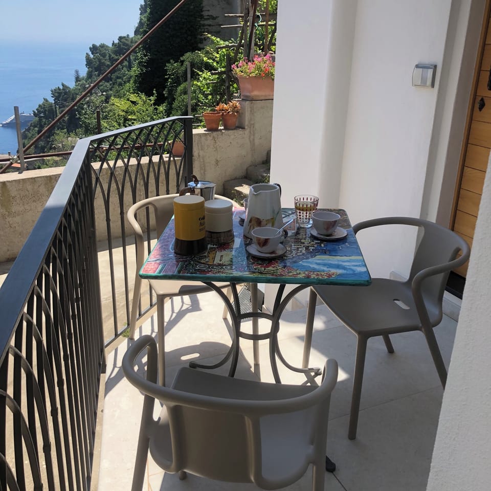 Terrace with sea view
