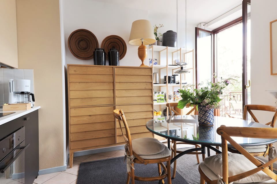 Teak storage cabinet