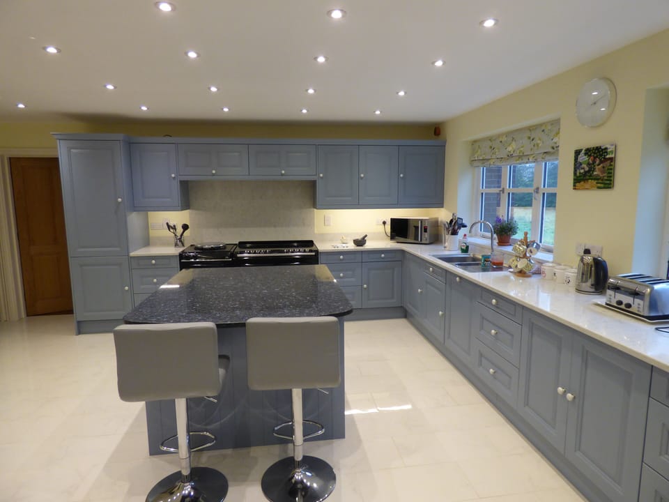 super large kitchen