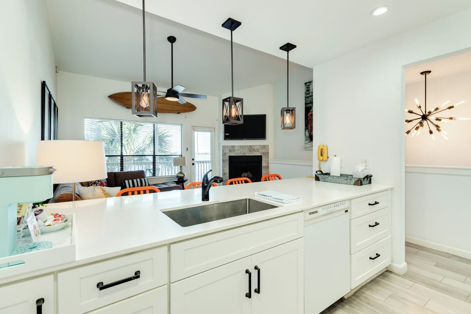 Open living area makes hanging with the whole family a breeze