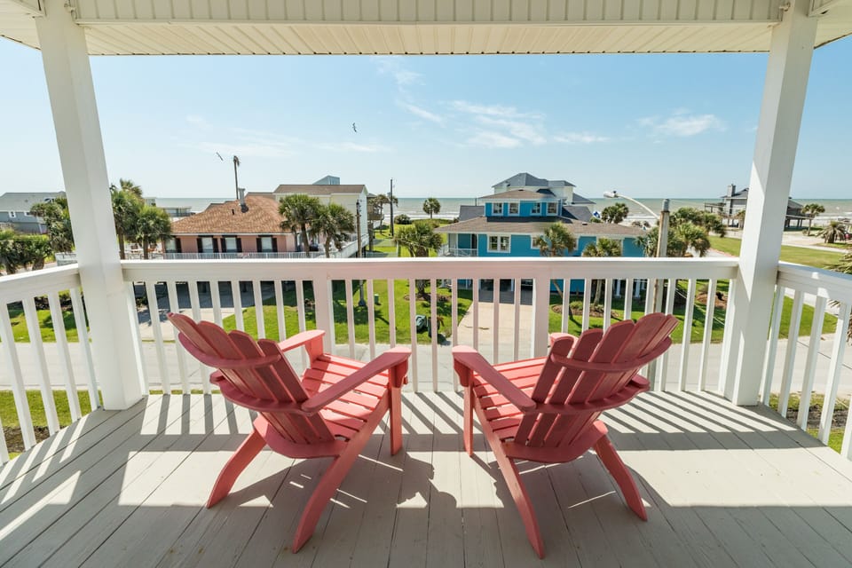 Enjoy the Gulf breeze from the Upper level deck