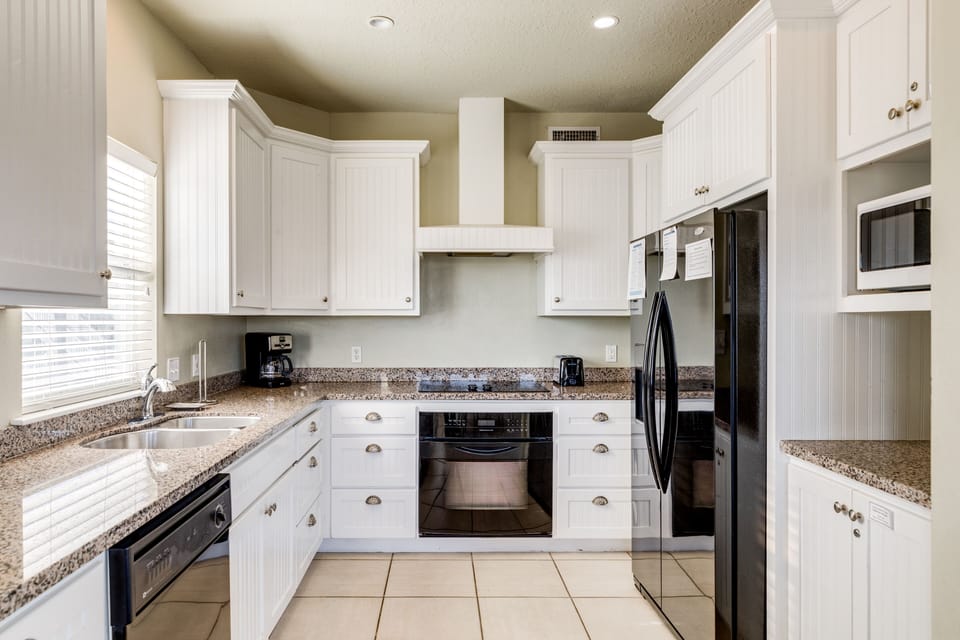Prepare homecooked meals in the fully equipped kitchen