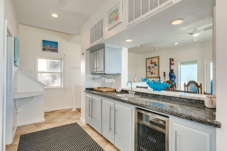 Abundant counter space perfect for serving