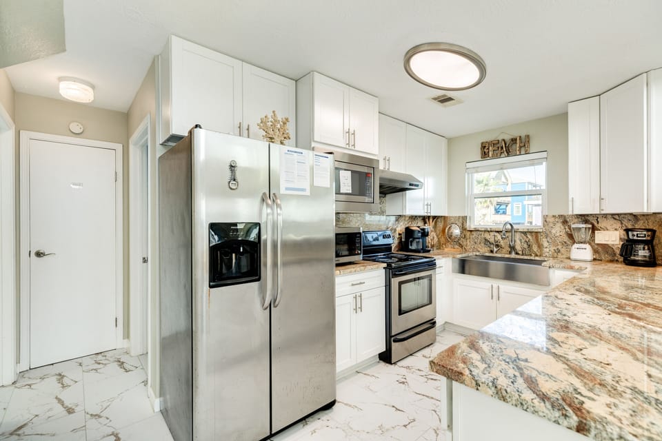 Fully-equipped kitchen makes homecooked meals a breeze