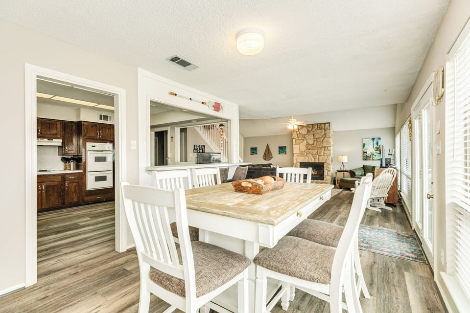 Open living area makes spending time together a breeze