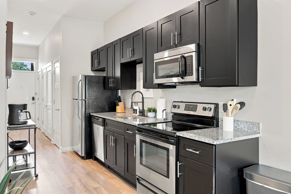 Enjoy cooking in our fully equipped kitchen.