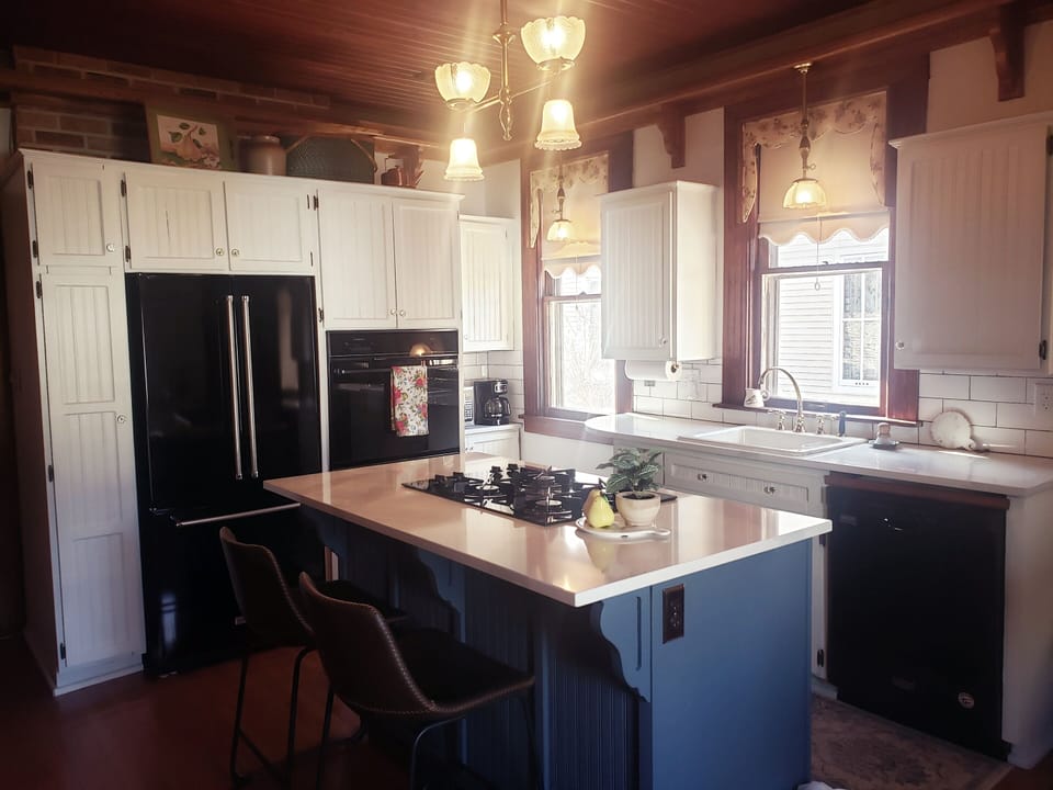 Fully stocked kitchen