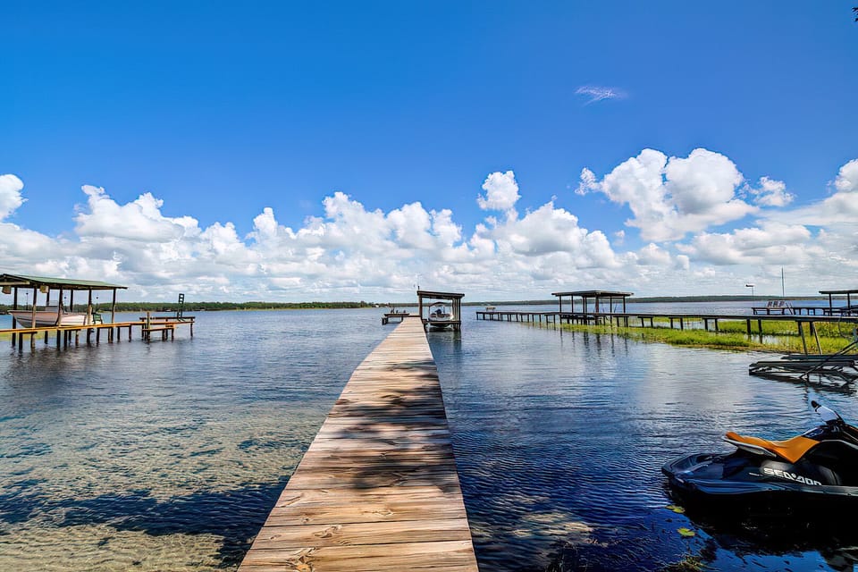 check out the crystal clear water on the beach at the house. 