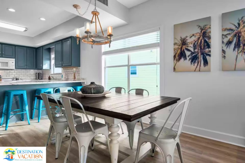 Bright dining space made for memorable meals.