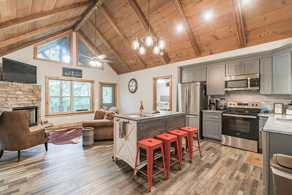 Upstairs Family and Kitchen